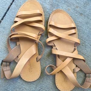 Madewell Women’s Leather Strappy Sandals